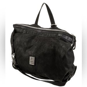 A.S.98 Black Top Handle Bag
